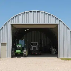 60 x 50 Arched Quonset Hut