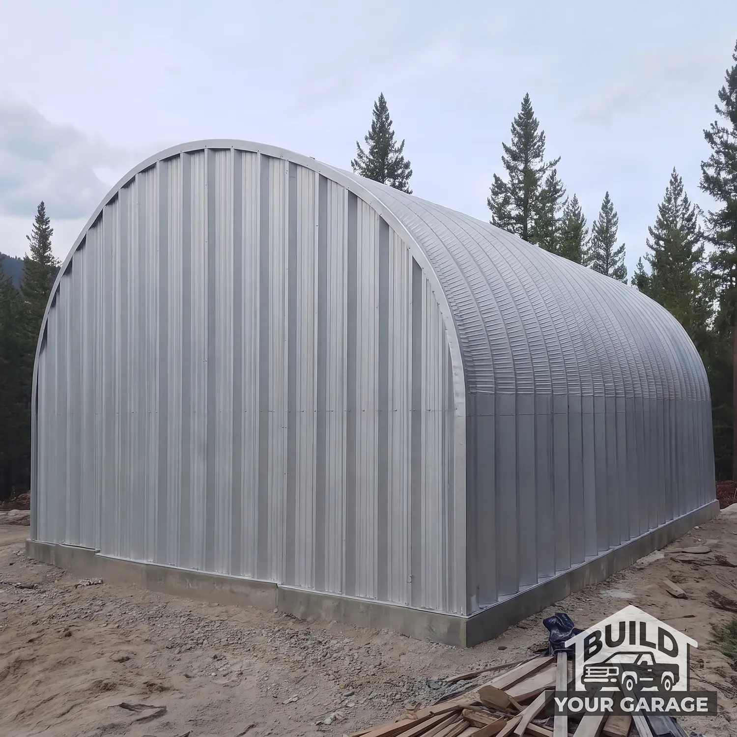 30 x 50 Arched Straight Quonset (Deposit) - Image 2