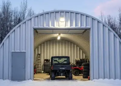 20×20 Quonset Hut Garage in Moose Jaw, Saskatchewan