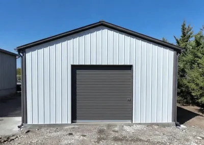 24x40 steel agricultural supply depot with roll-up door in Haldimand