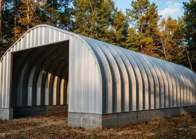 30 x 40 Peaked Straight Quonset in Brandon, Manitoba