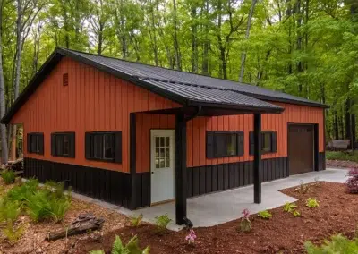 30 by 30 Steel Garage in Lunenburg, Nova Scotia