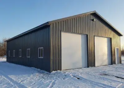 30×40 Steel Garage for Car Collectors in Sarnia, Ontario