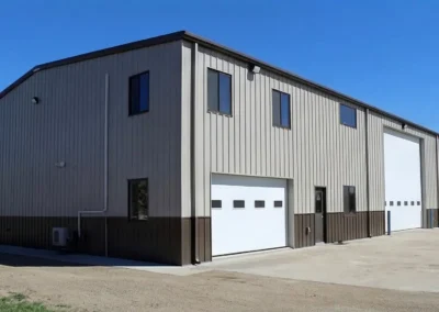 40x80x16 steel manufacturing building in Kirkland Lake Ontario