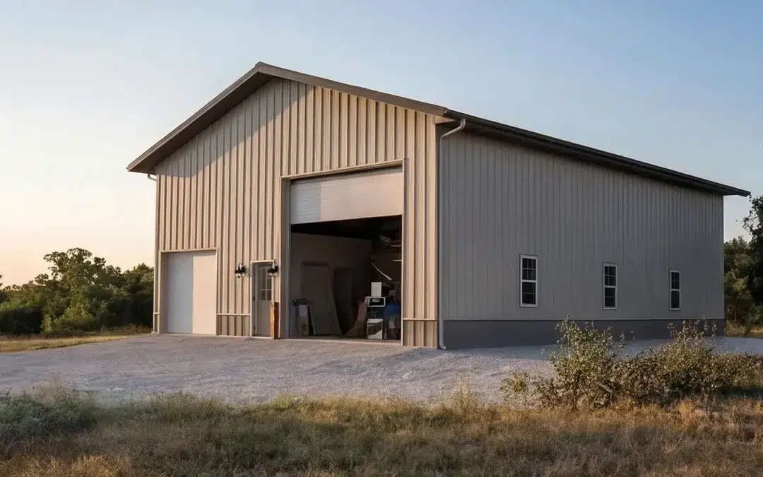 50×36 Prefabricated Steel Garage Kit in Kamloops, British Columbia