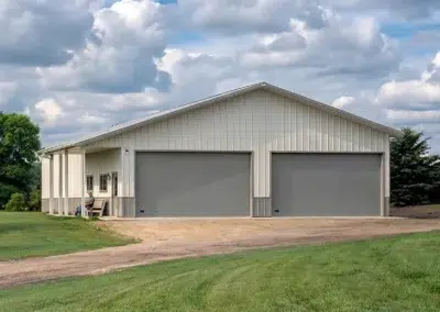 60×42 Prefabricated Metal Garage in Medicine Hat, Alberta