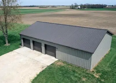60×42 Residential Metal Garage Building in Sudbury, Ontario