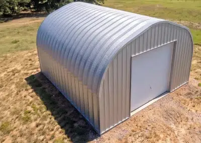Straight Quonset Building Equipment Garage in Whitehorse, Yukon